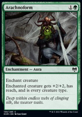 MTG Magic the Gathering Arachnoform (159/461) Kaldheim LP