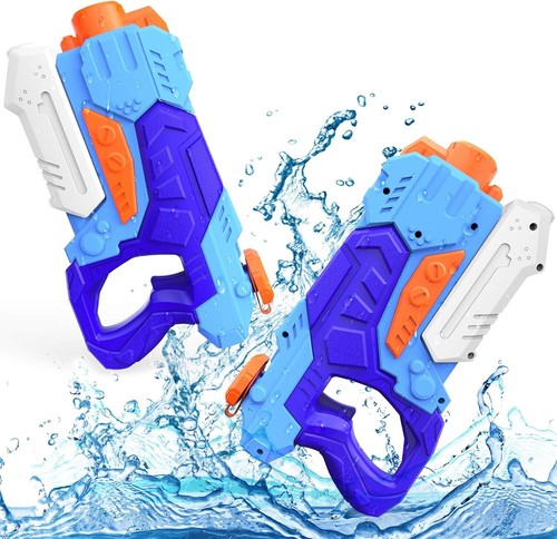 Water Guns for Kids & Adults 2 Pack Squirt Gun Super Soaker Water Blaster 600CC