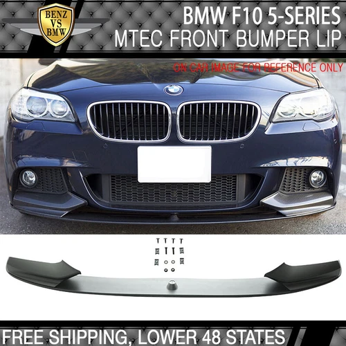 Fit 11-16 F10 5 Series M-Performance Style Front Lip Spoiler -Polypropylene (PP)
