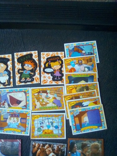 rugrat,ren & stempy assortment trading cards and stickers - Picture 2 of 9