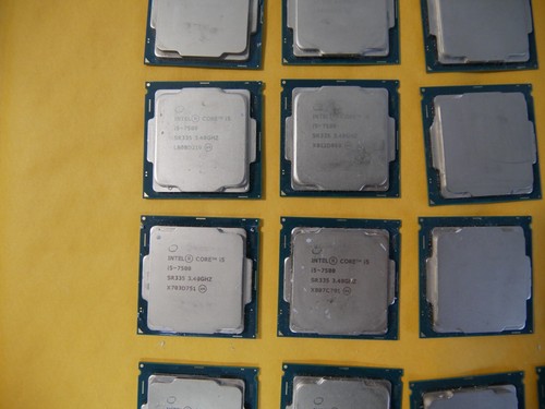 *Lot of 8 CPUs* x7 Intel Core i5-7500 & x1 i5-7400 CPU 3.4GHz, LGA 1151 SR335 - 第 2/4 張圖片