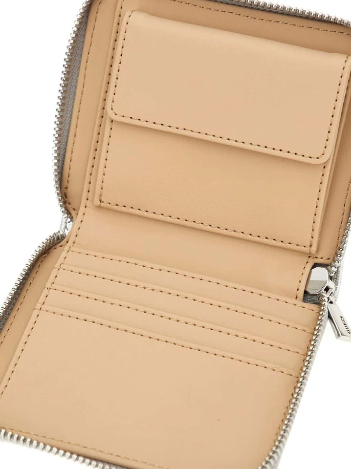 GUESS borsa Aldina SLG Small Zip Around Wallet Silver - Immagine 2 di 3