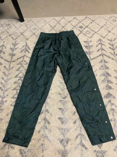 Charles River Unisex Youth Tear Away Green Track Pants Basketball Sz XL 18/20