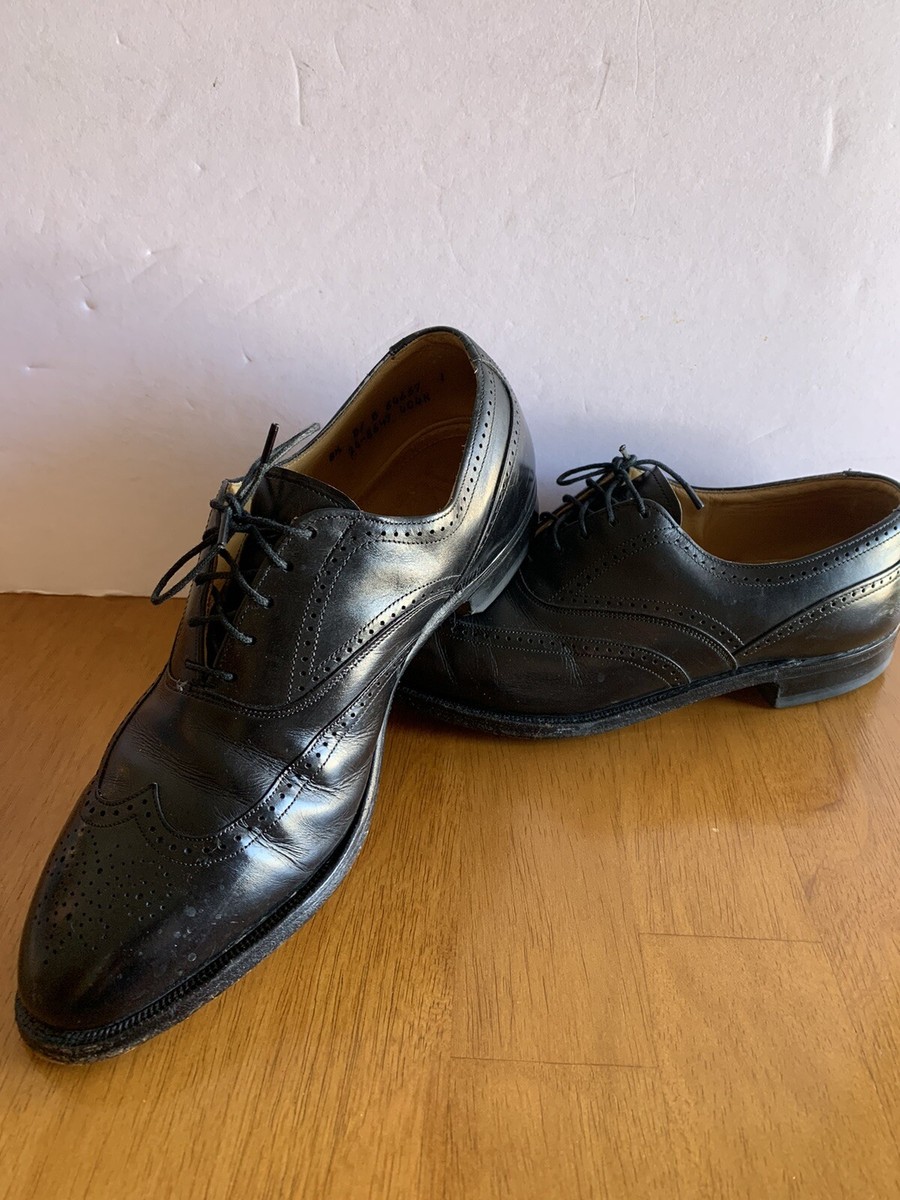 Johnston & Murphy Mens Aristocrat 10 D Shoes Black Leather  display picture 1