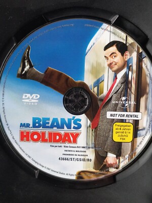 Mr. Beans Holiday ( DVD ) mit Rowan Atkinson Zustand sehr gut ( ohne Cover )