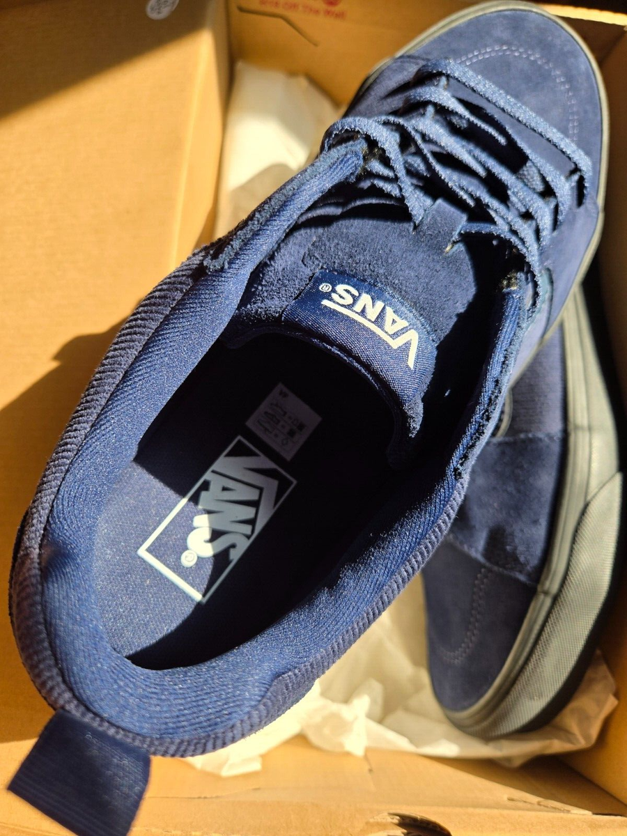 Vans Filmore Dress Blue Corduroy & Suede Low Sport Skate 