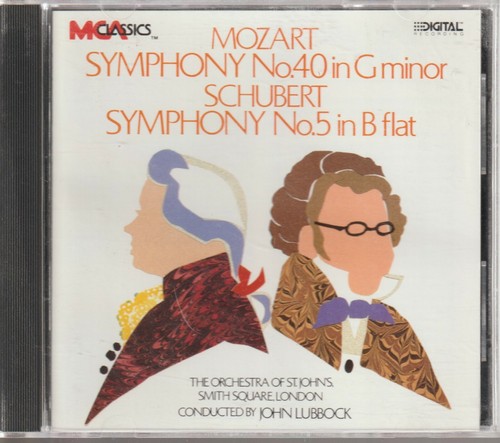 Mozart: Symphony 40 K.550 - Schubert: Symphony 5 D. 485 1986 MCA - 第 1/2 張圖片