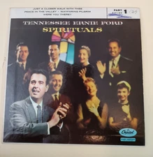Tennessee Ernie Ford  SPIRITUALS PART 1 (GOSPEL EAP 1-818 45) PLAYS VG+ TO VG++