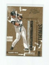 FRANK THOMAS (Chicago White Sox) 2004 DONRUSS LEATHER & LUMBER CARD #36