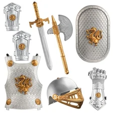 Dress-Up-America Knight Armor Set for Kids - Medieval Shield and Helmet...