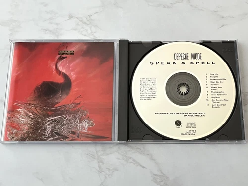Depeche Mode Speak & Spell CD DADC PRESS! 1987 Sire 3642-2 Dave Gahan RARE!