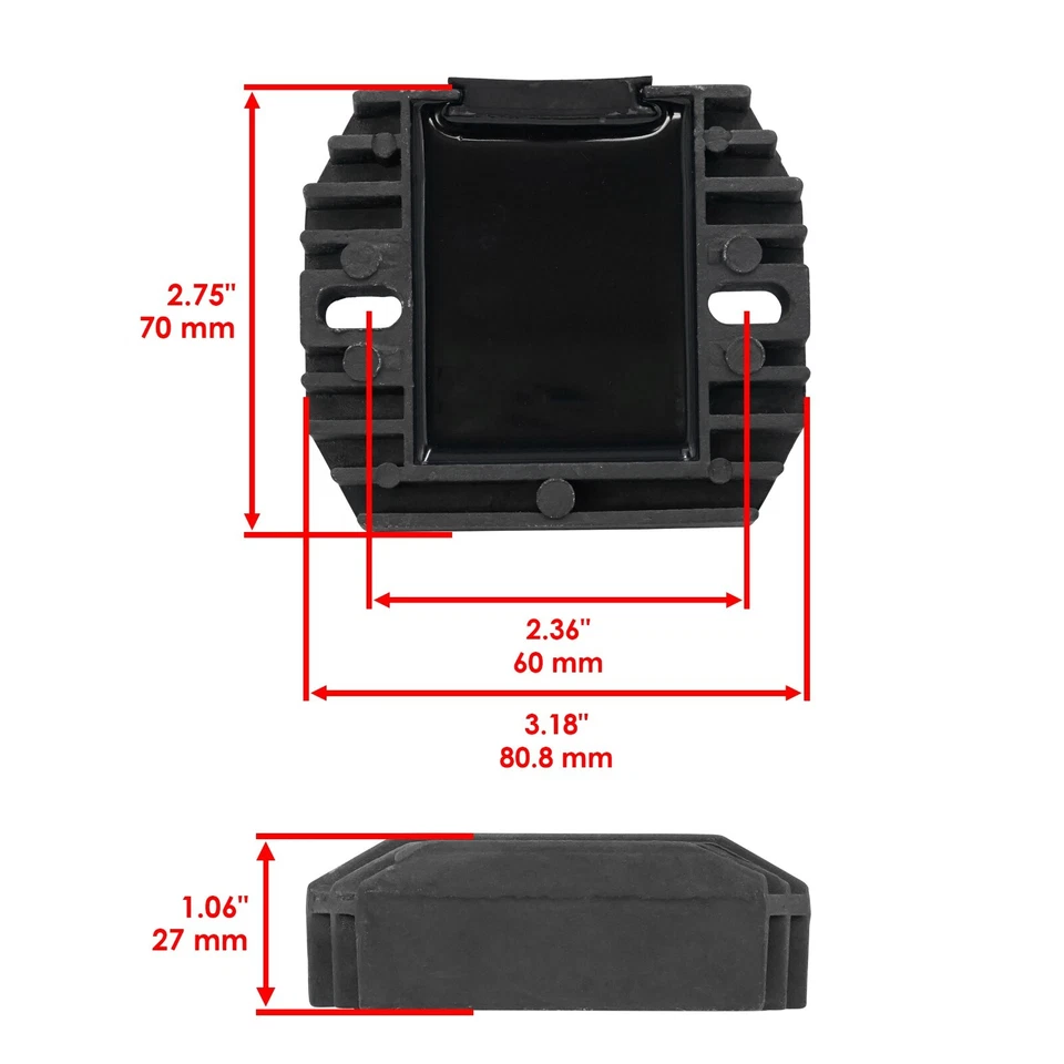 Estator y regulador rectificador para Honda CMX250C Rebel 250 1996 1997 1999-2015 Foto 3 de 4