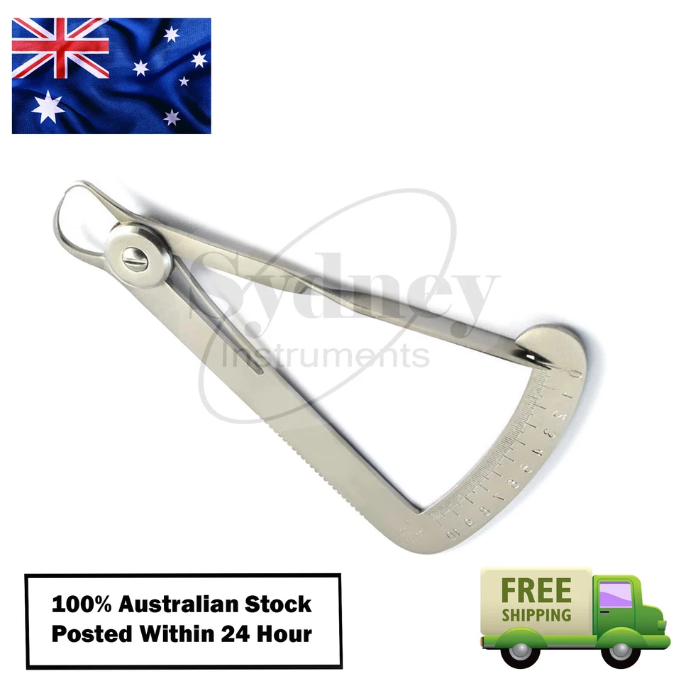 Dental Iwanson Spring Action Caliper Gauge Orthodontic Lab Instruments  - image 3 of 3