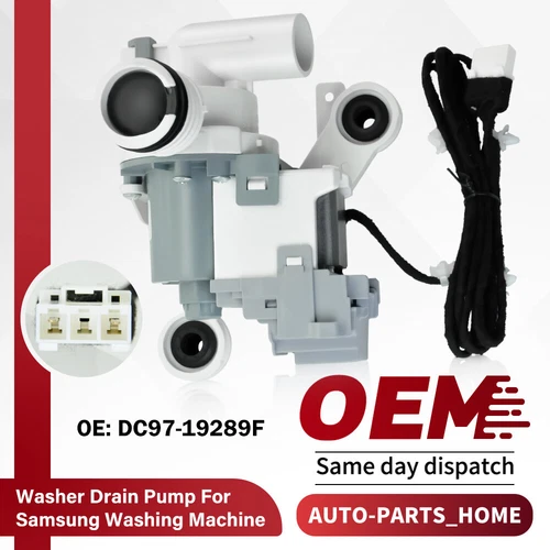 Washer Drain Pump Assembly DC97-19289F DC97-17349A Fit For Samsung Washer US