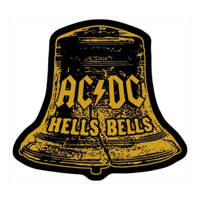 AC/DC Standard Patch: HELLS BELLS Cut Out: Official Licenced Merchandise gift