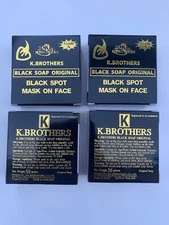 K Brothers USA Beauty Care Face Out For Black Spot  soap 50g 4 bars.