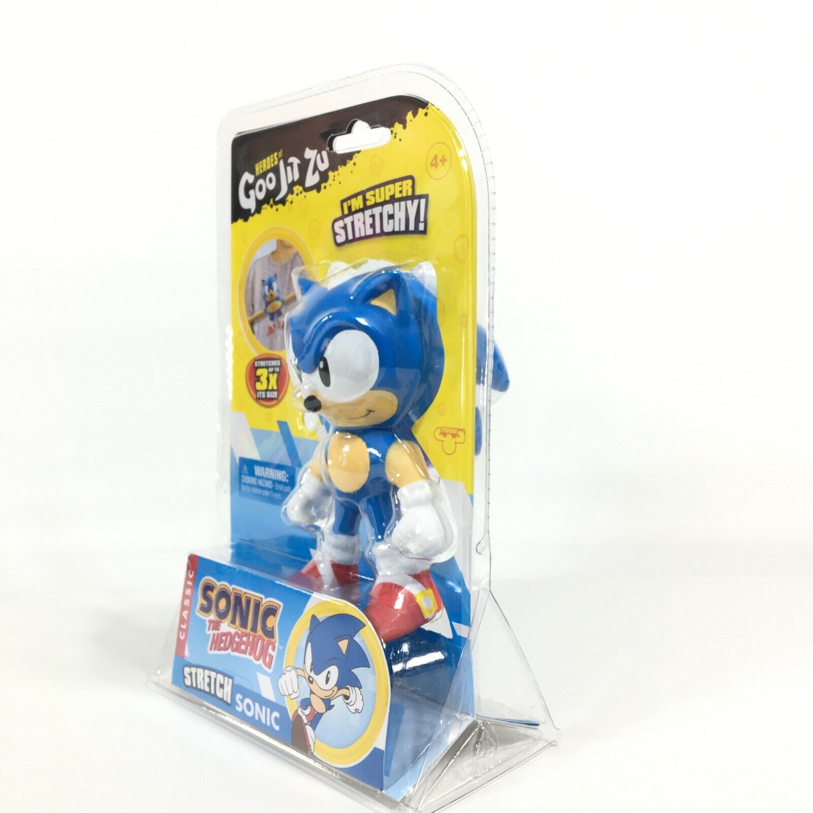 Heroes of Goo Jit Zu Classic Sonic The Hedgehog Hero Pack - Super Stretchy  Sonic 630996413265