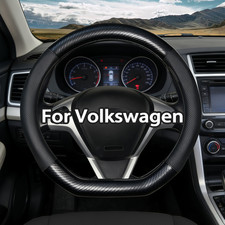 Flat Bottom Steering Wheel Cover For Vw Volkswagen 14.5-15 D Shape Non-slip Flat Bottom Steering Wheel Cover For Vw Volkswagen 14.5-15 D Shape Non-slip