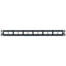 PANDUIT CPP24WBLY Patch Panel,Mini-Com,Rack Mt,24 Port 5ZVX9