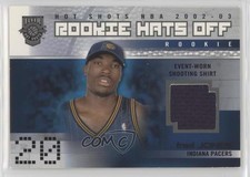 2002-03 Fleer Hot Shots Rookie Hats Off Shooting Shirt /350 Fred Jones #170 09j5