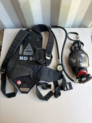 MSA AUER BD 96 compressed air breather respirator respirator AS used