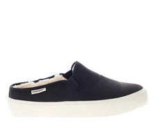 Staheekum Shoes Women's Black Mule Slipper Faux Fur Lining Memory Foam 8M NEW