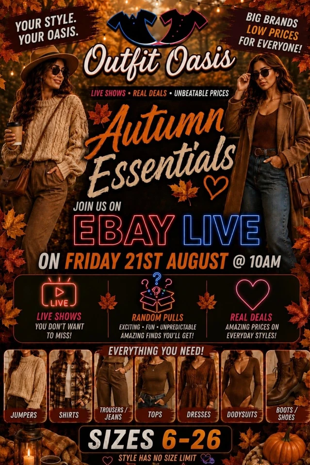 Autumn Essentials New With & Without Tags