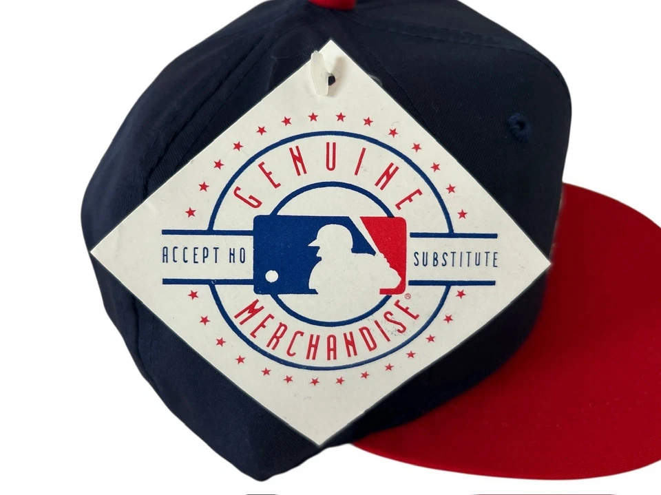 vintage cleveland indians snapback hat cap youth toddler size deadstock NWT 90s - Image 2 of 4