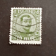 KING 10 AUR VF USED ICELAND ISLAND ISLANDE (ST)