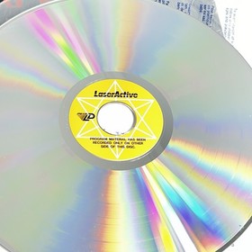The Great Pyramid LaserActive Mega LD (1993) Laserdisc Game With Manual Unused