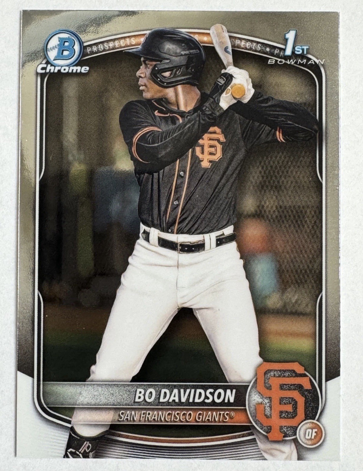 2025 Bowman Chrome Prospects Bo Davidson 1st Bowman #BCP-206 Giants