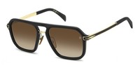 David Beckham Db 7136/S Matte Black Gold 56/20/145 Herren Sonnenbrillen