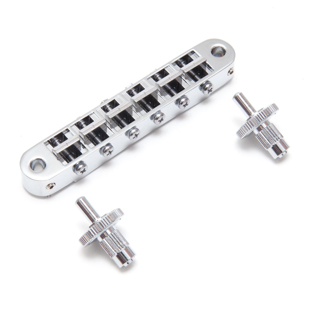 TonePros T3BP Nashville Tune-o-matic Bridge (Chrome)