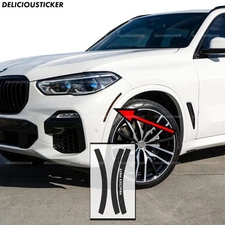 Fits 2019-2023 BMW X5 SMOKE Front Side Markers PreCut Insert Tint Overlay Vinyl