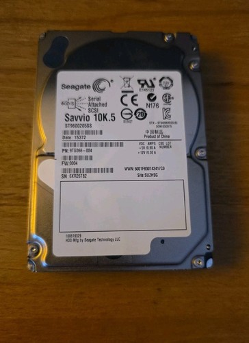 Seagate SAS Festplatte 600GB, Intern, 10000 RPM, (2,5 Zoll) (ST9600205SS) - Bild 2 von 4