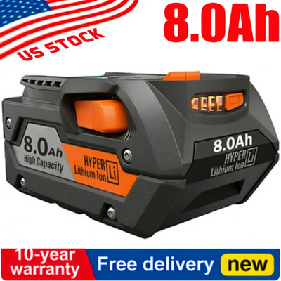 #ad #ad For Ridgid 18V R840085 8.0Ah Lithium ion Battery Rigid 18Volt R840087 R840083 $24.98