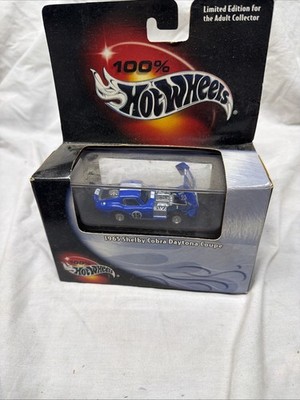 Hot Wheels 100% Shelby Cobra Daytona Coupe Collectible Diecast Car