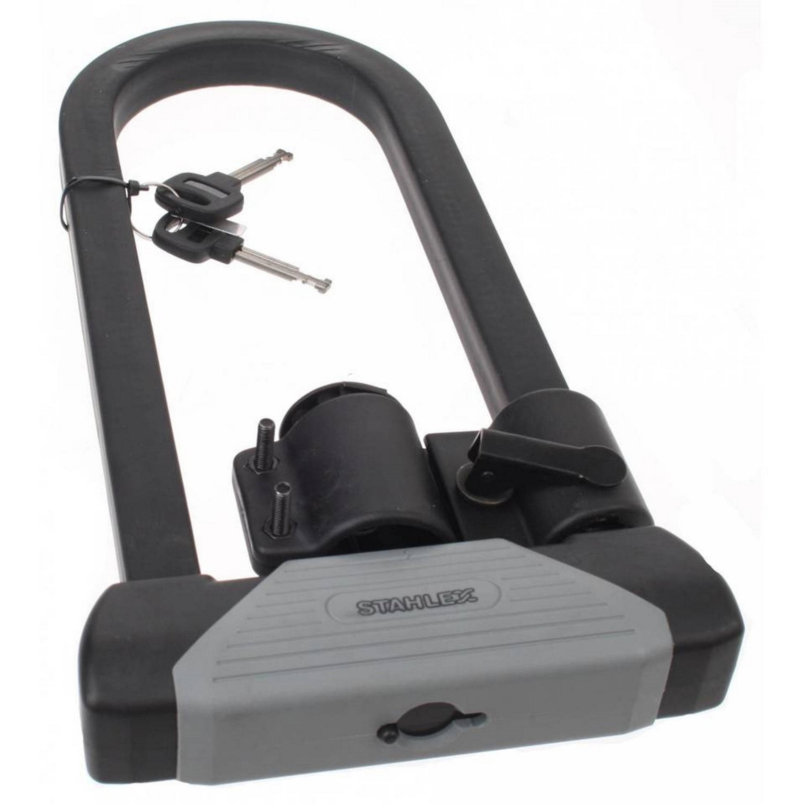 Fahrrad Bügelschloss 330 x 167 мм Stahlex 553 + Подвеска для электровелосипеда Schloss schwarz