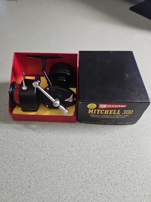 Vintage Garcia Mitchell  300 Spinning Reel with Extra Spool and Original  Box