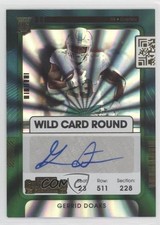 2021 Panini Contenders Rookie Ticket Wild Card Round Gerrid Doaks #255 Auto 18em