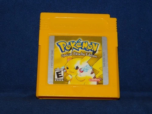 Pokemon Yellow Special Pikachu Edition (Nintendo GameBoy, 1999) Authentic WORKS!