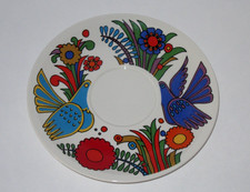 Villeroy  Boch Acapulco 7-3/8" Saucer Birds/Flowers for Flat Cream Soup Bowl