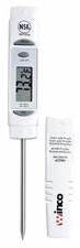 Winco 6-Inch Digital Thermometer with 3-1/8-Inch Probe