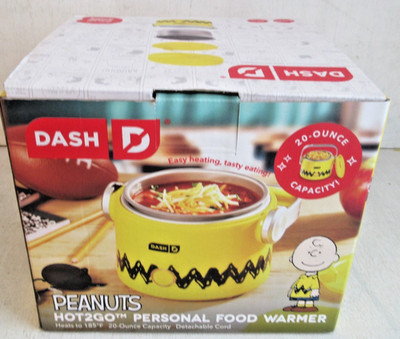 Peanuts HOT2GO Personal Food Warmer NEW In Packaging Dash 20 loz