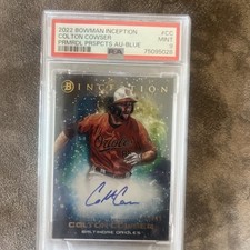 2022 Bowman Inception - Primordial Prospects Autographs Colton Cowser #PPA-CC  
