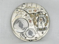 16S ELGIN 21 JEWEL GR 454 FATHER TIME RAILROAD WATCH MOVEMENT & DIAL, CLEAN ME!