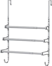 Over The Door Towel Rack, Over Door Towel Rack for Bathroom Door, Triple Towel S