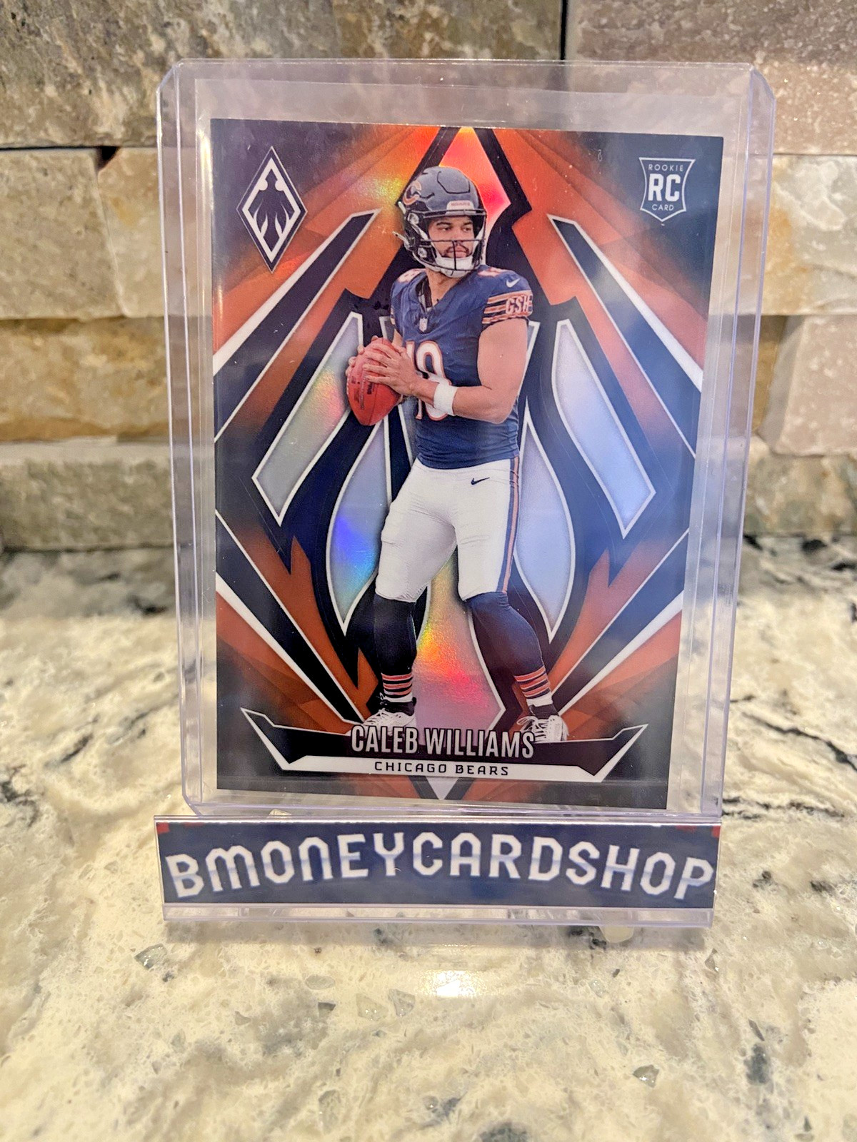 Caleb Williams 2024 Panini Phoenix #151 RC Rookie Orange Fade Color Match Bears