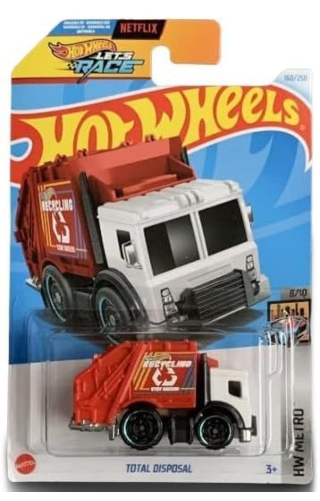 2024 Hot Wheels (Red) HTB19 Total Disposal, HW Metro 
