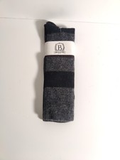 b studio -men's socks - black- Cashmere blend - Made in USA **K3*